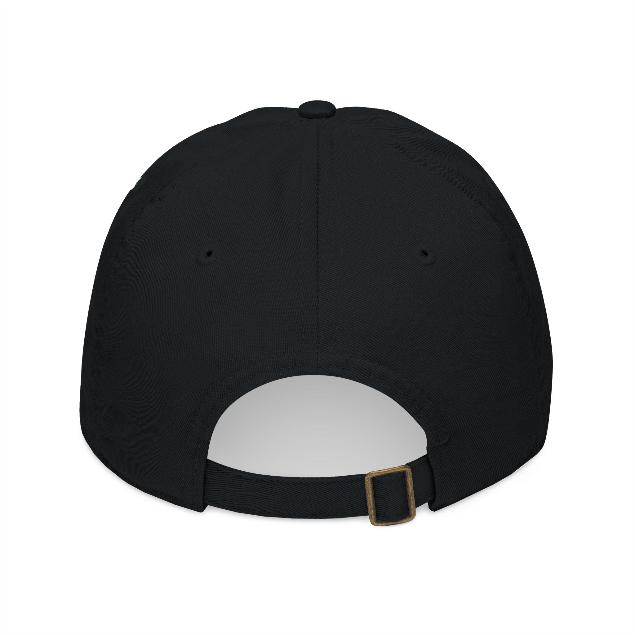 Embroidered Teddy Bear Baseball Cap — Organic Cotton Adjustable Hat