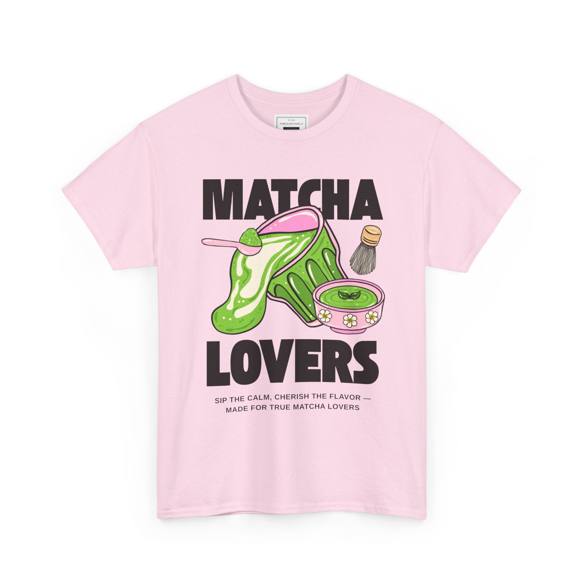 Matcha Lovers T-Shirt — Cute Matcha Tea Graphic Tee for Tea Enthusiasts