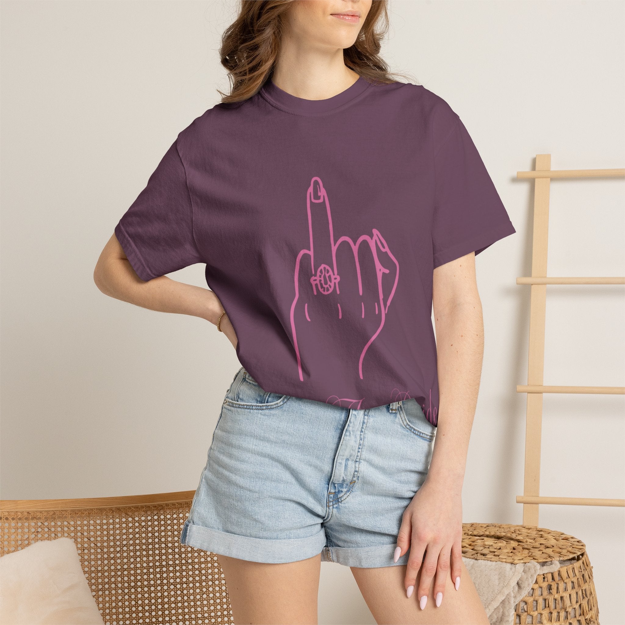 Bridal Middle Finger Tee — “I’m The Bride” Bachelorette Party T‑Shirt