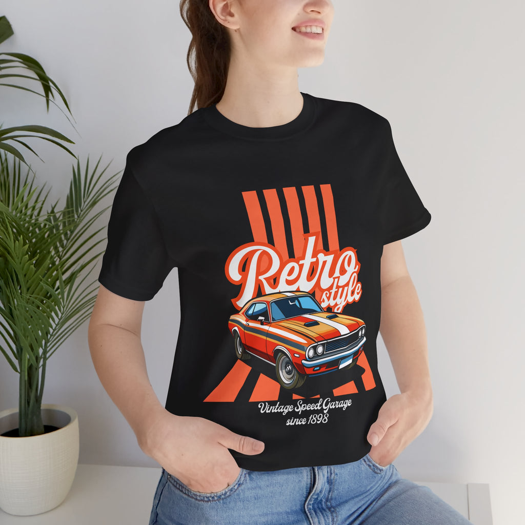 Retro Style Muscle Car Tee — Vintage Classic Car Graphic T-Shirt