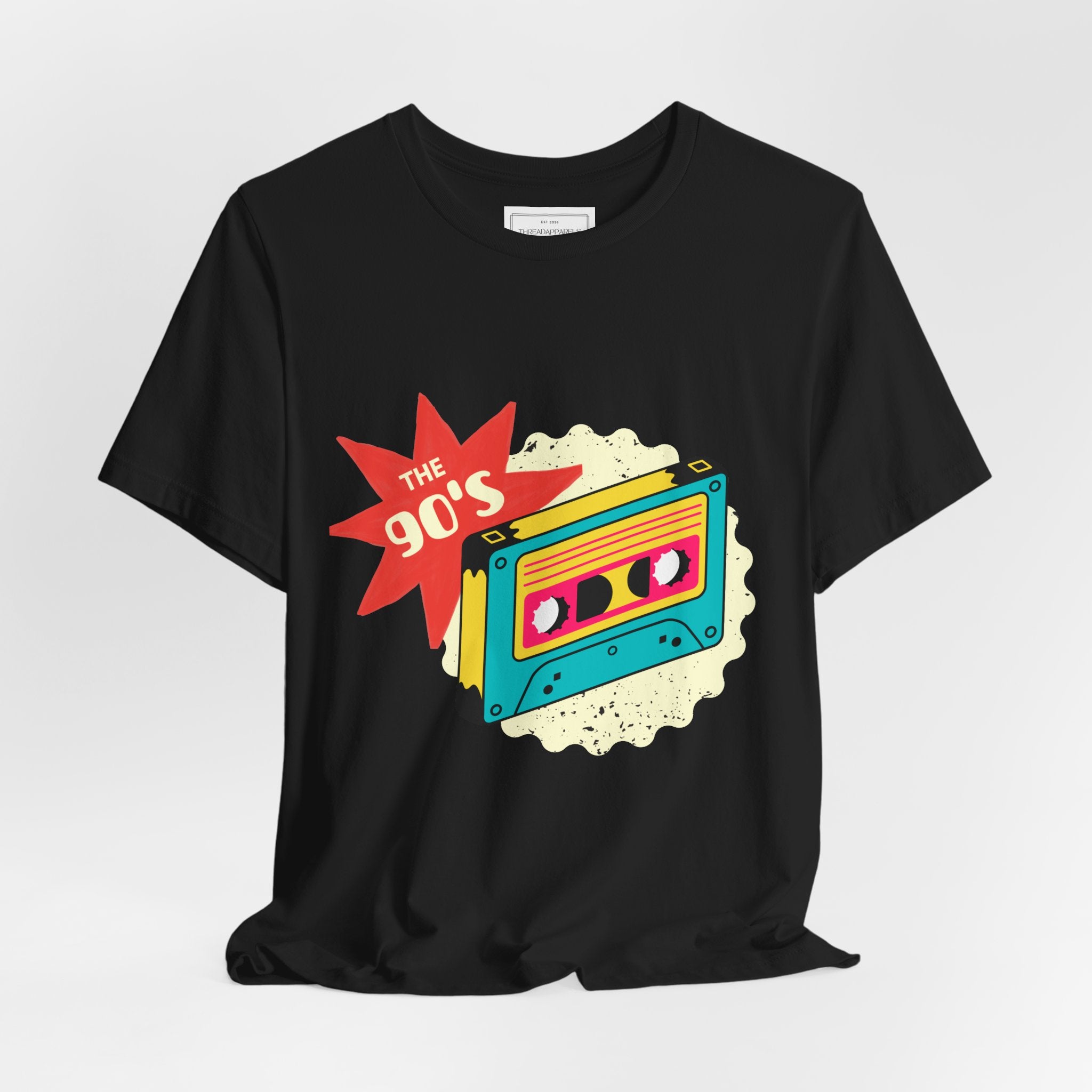 90s Cassette Tape Tee — Retro Vintage Mixtape T-Shirt