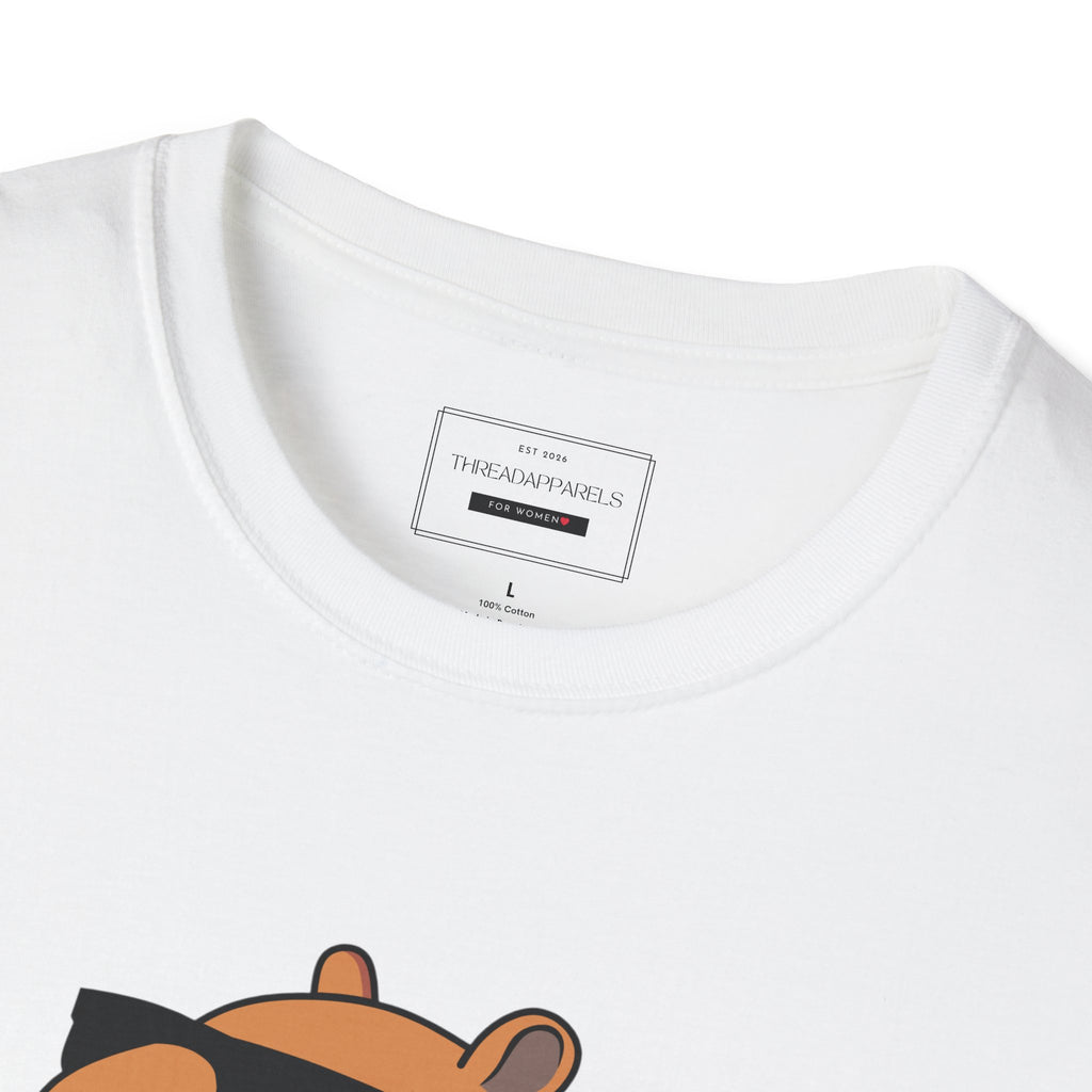 Just Aura Scooter Capybara T-Shirt — Cute Chill Vibe Graphic Tee