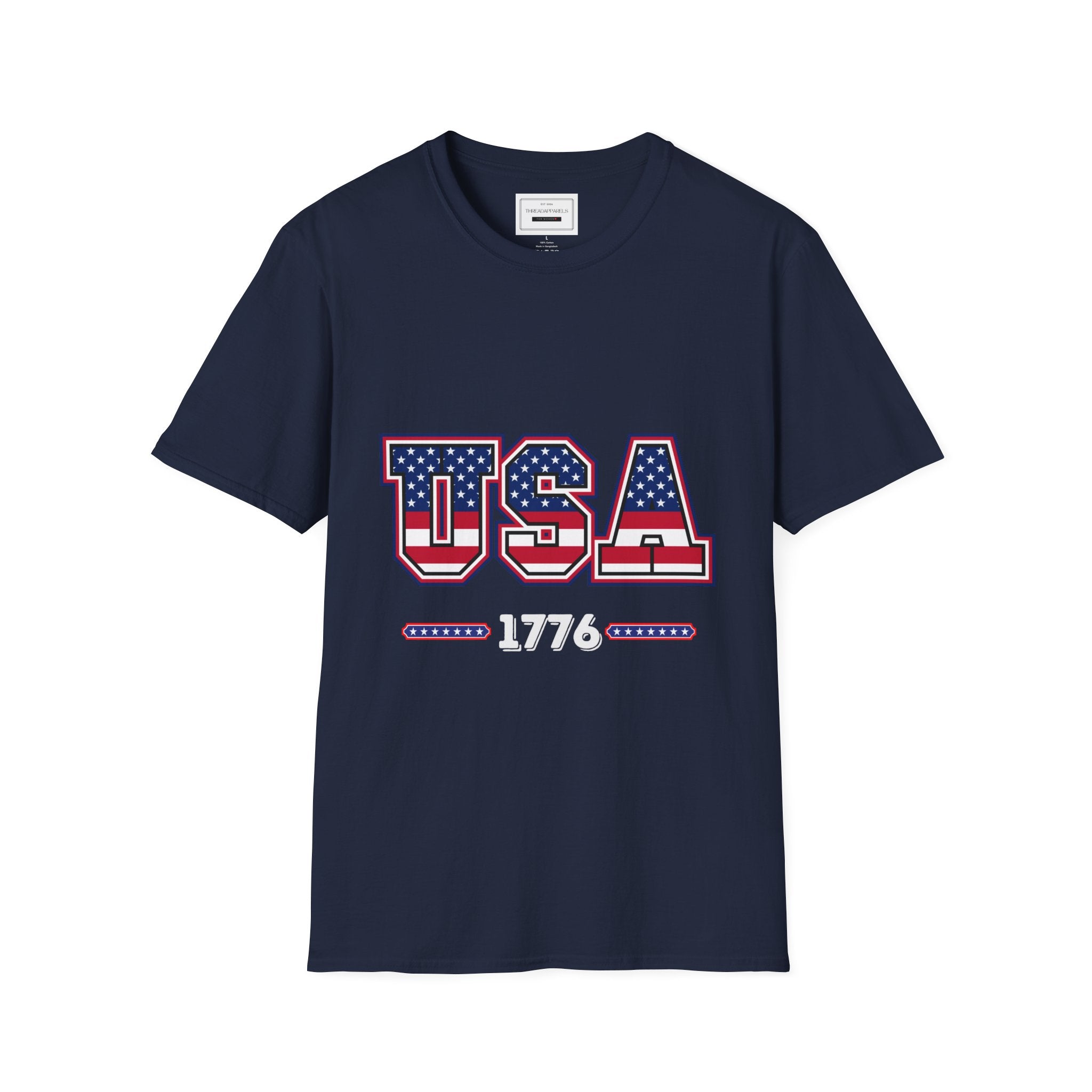 USA 1776 T-Shirt — Patriotic American Flag Tee for 4th of July