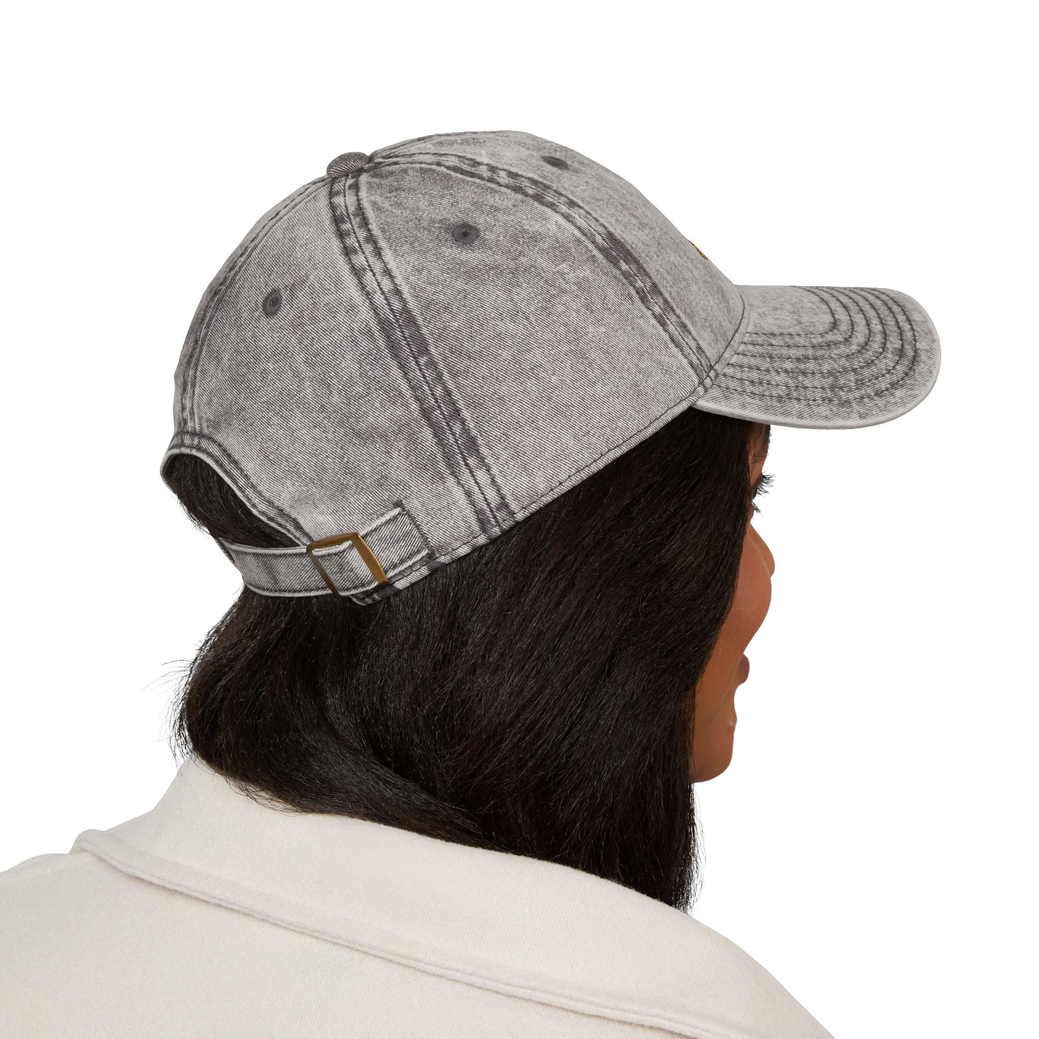 Vintage Embroidered Cap — Patriotic Cartoon Cats