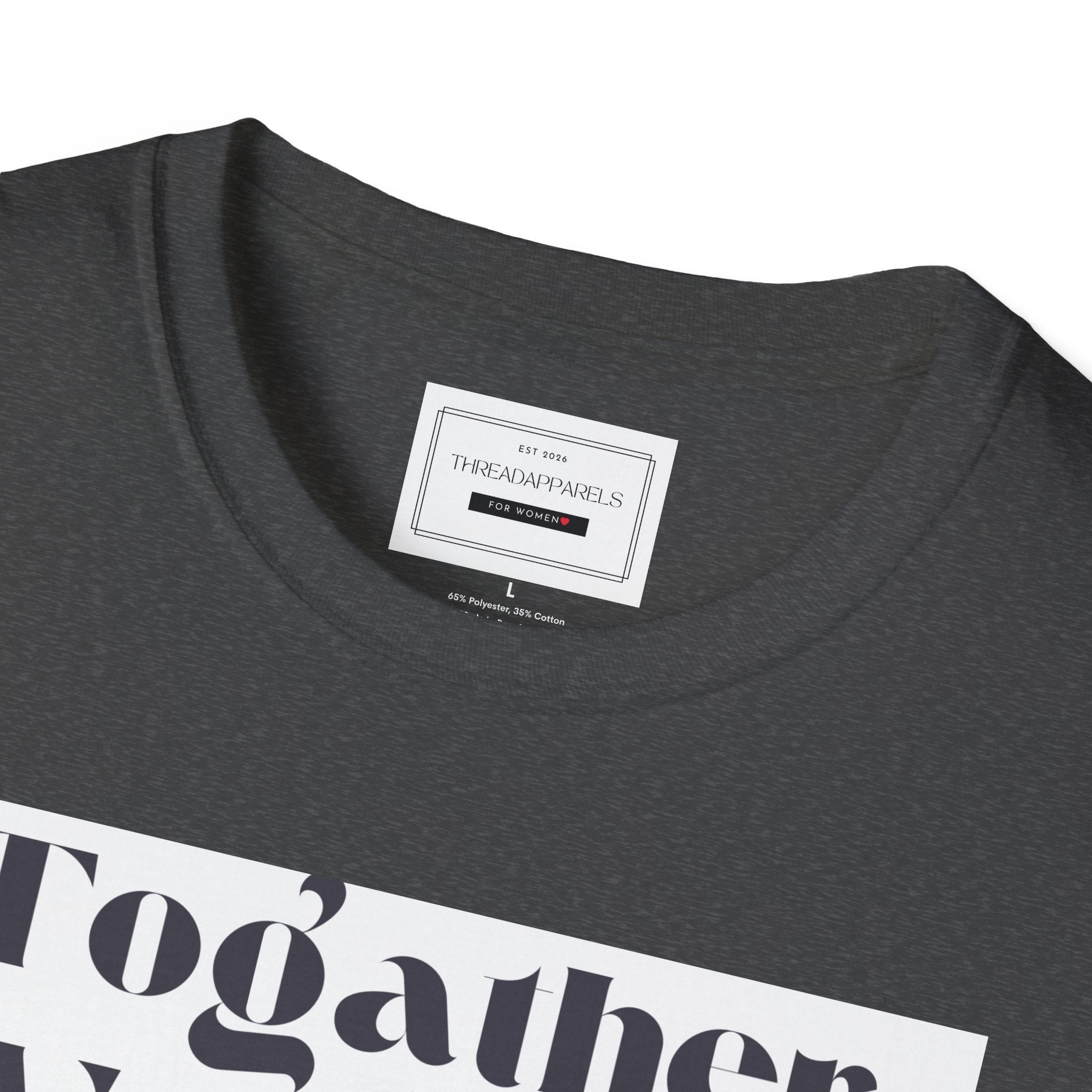Together We Rise T-Shirt — Empowerment Graphic Tee for Women