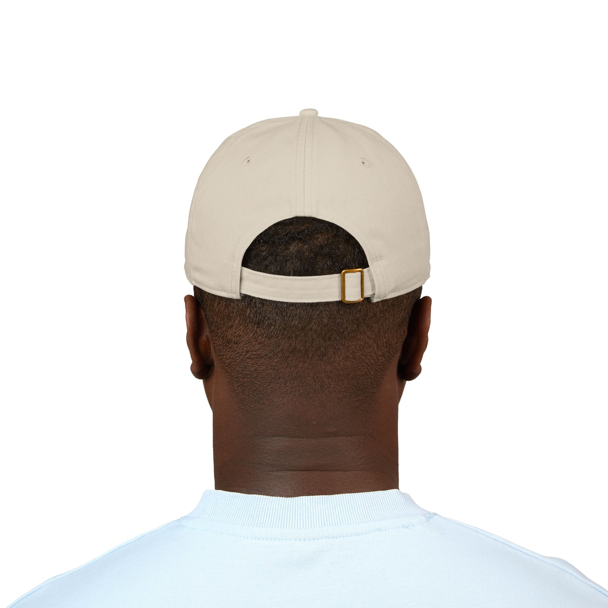 Embroidered Teddy Bear Baseball Cap — Organic Cotton Adjustable Hat