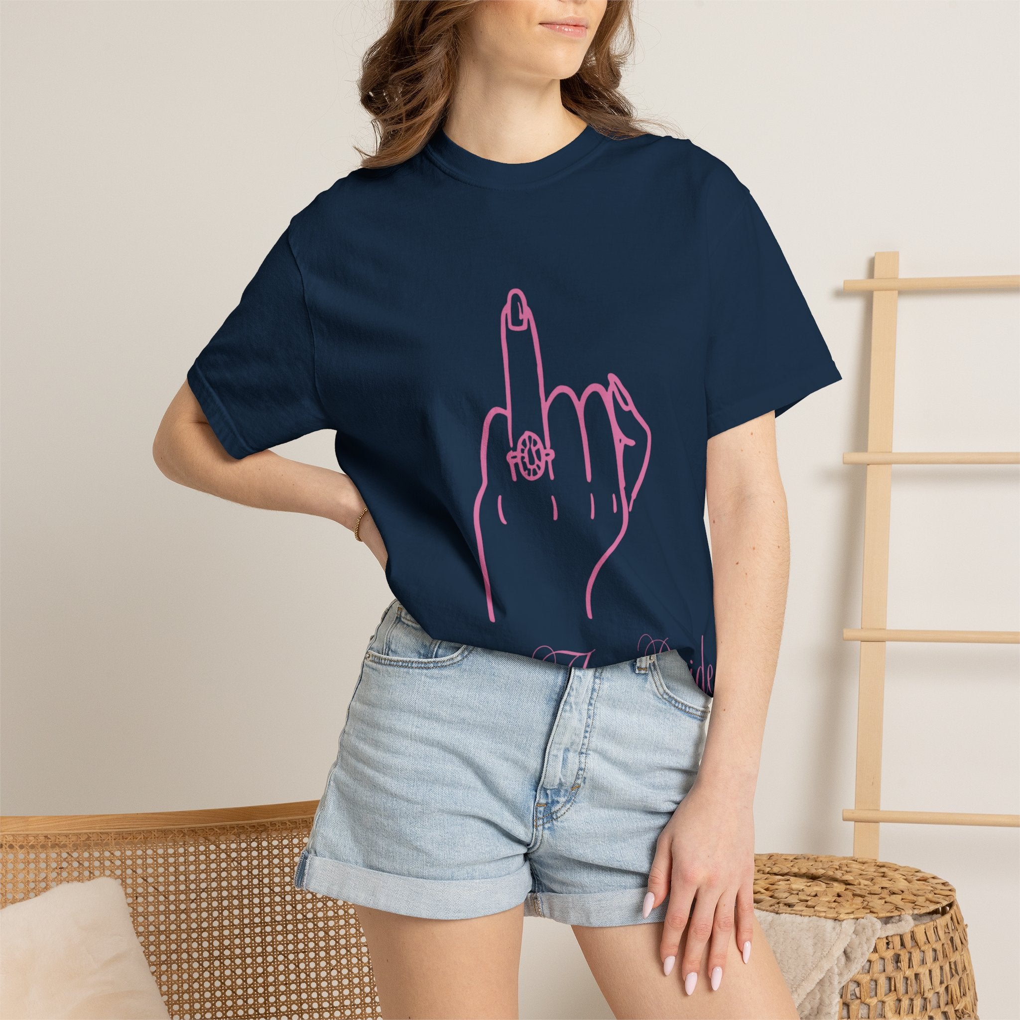 Bridal Middle Finger Tee — “I’m The Bride” Bachelorette Party T‑Shirt