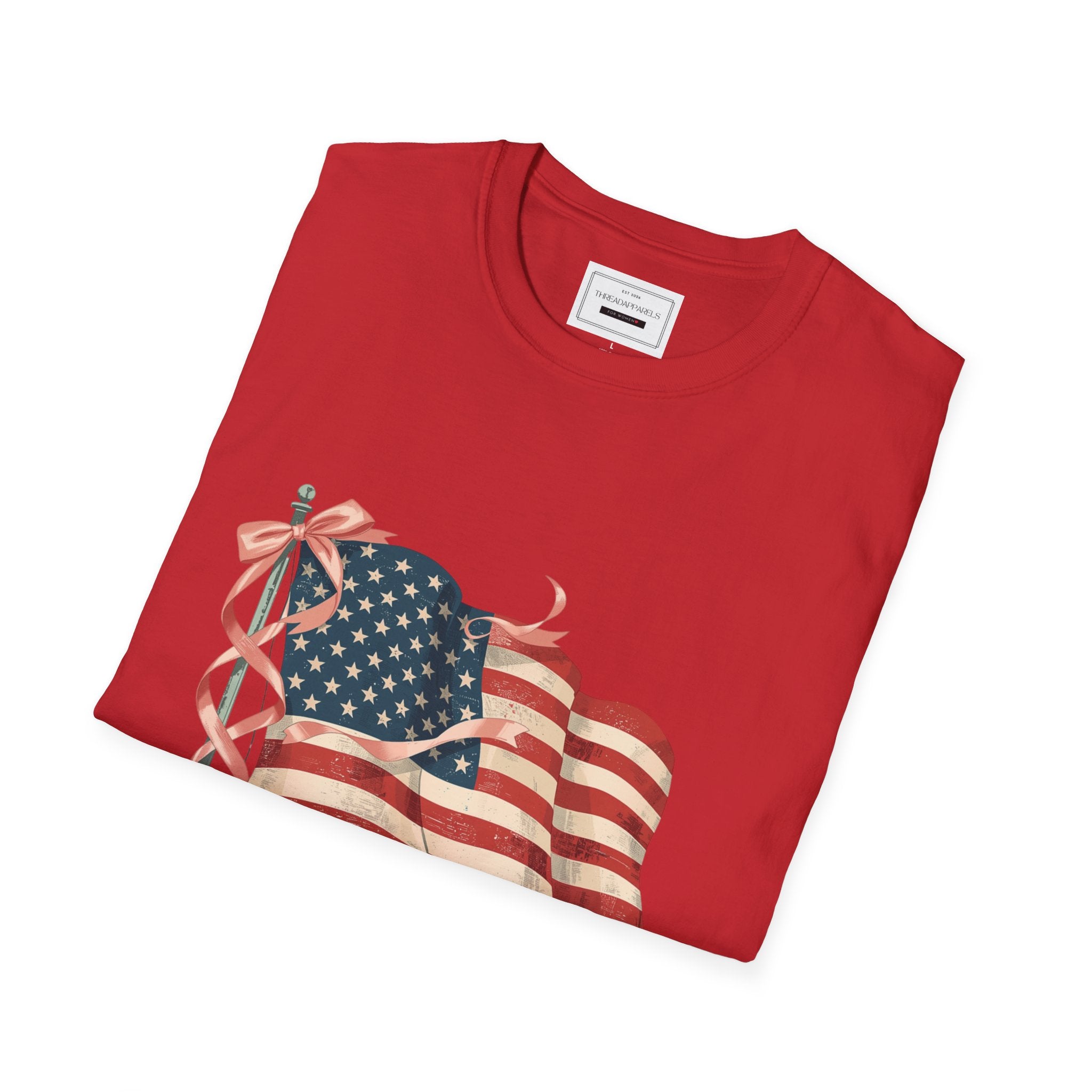 Vintage American Flag T-Shirt — Distressed Patriotic Tee for 4th of July