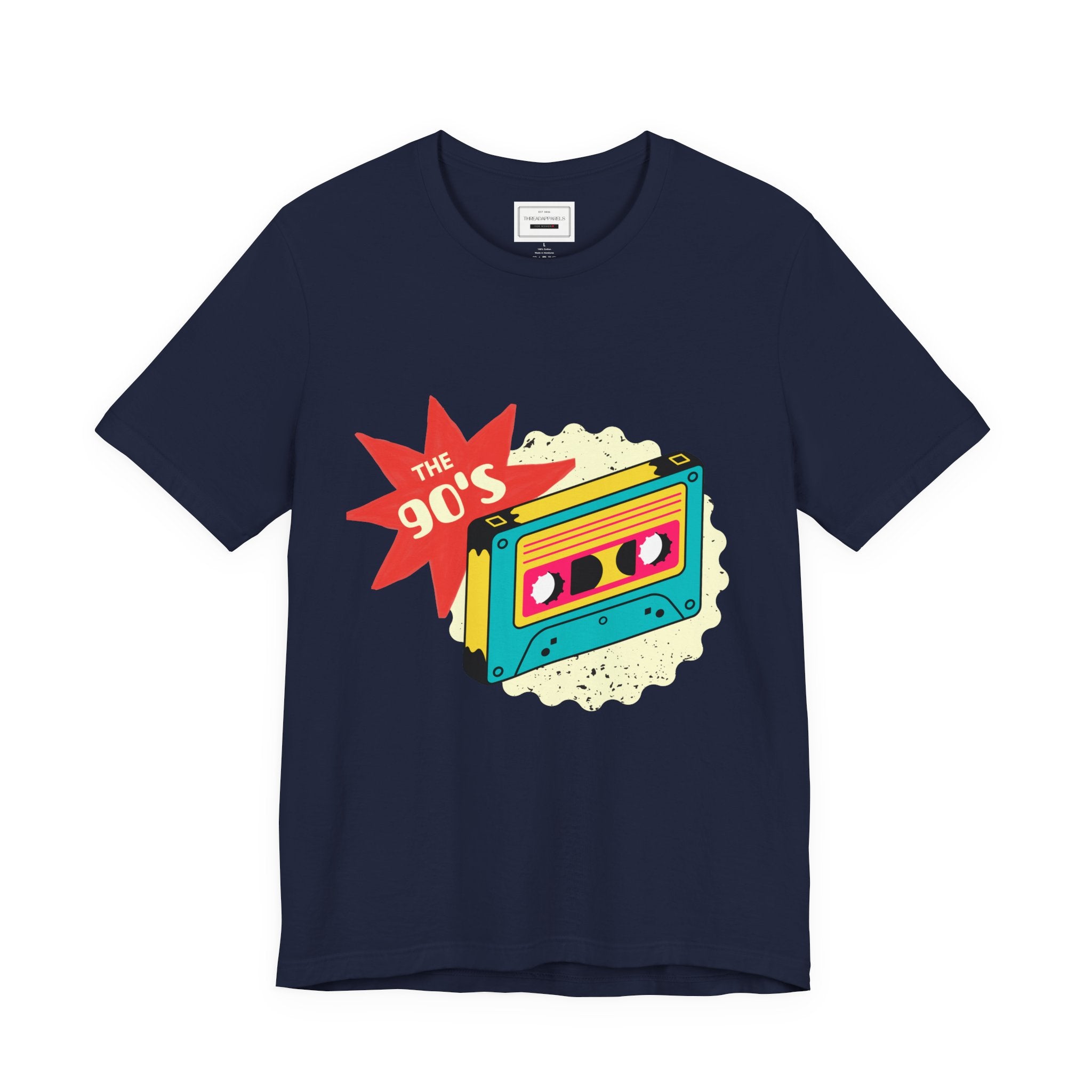 90s Cassette Tape Tee — Retro Vintage Mixtape T-Shirt