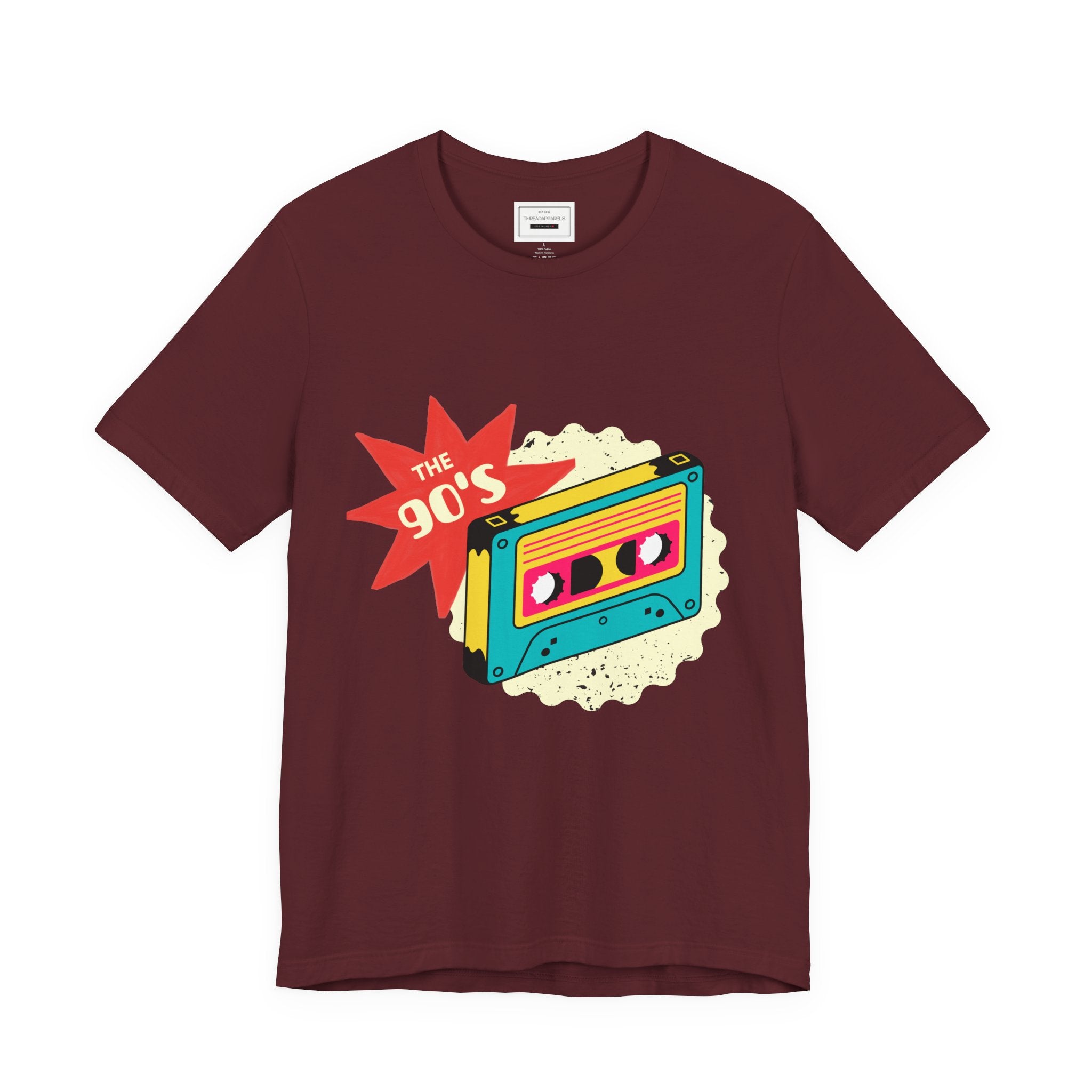 90s Cassette Tape Tee — Retro Vintage Mixtape T-Shirt