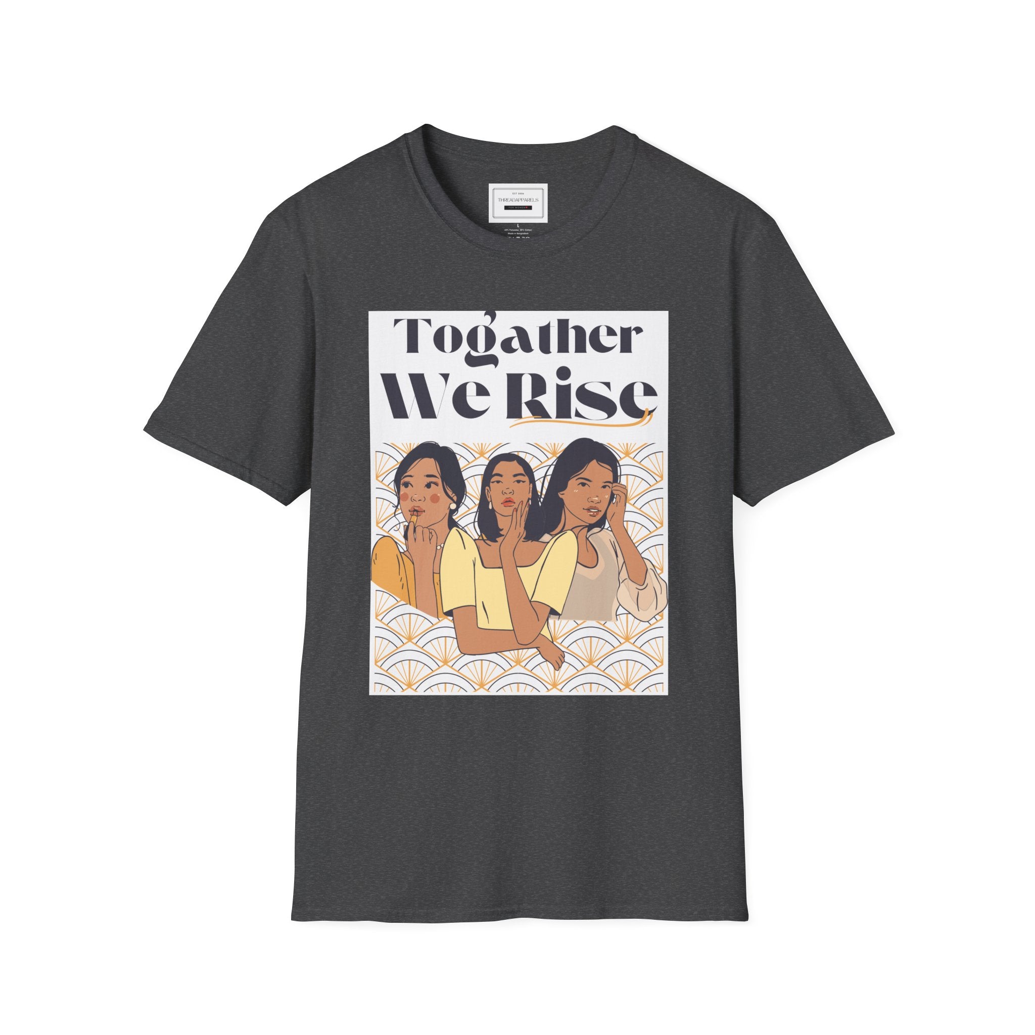 Together We Rise T-Shirt — Empowerment Graphic Tee for Women