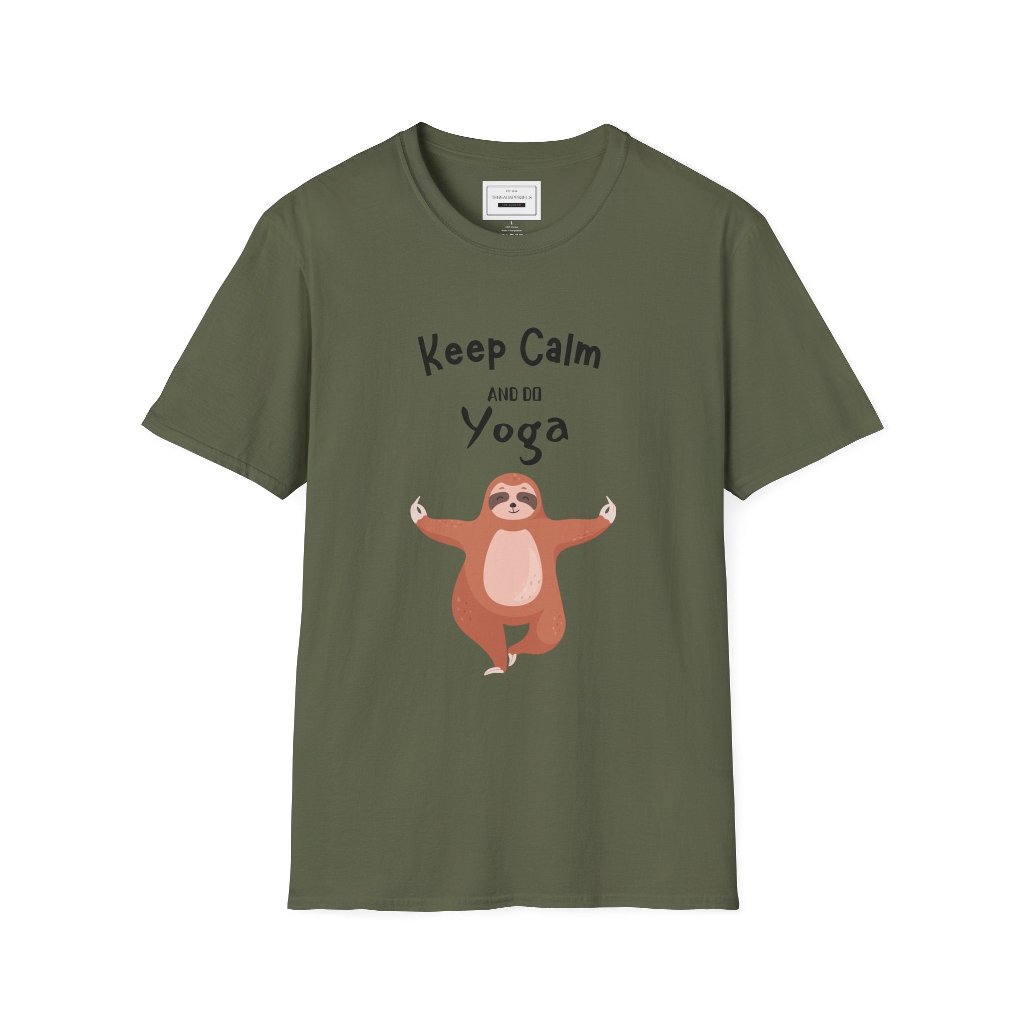 Keep Calm and Do Yoga Sloth T-Shirt