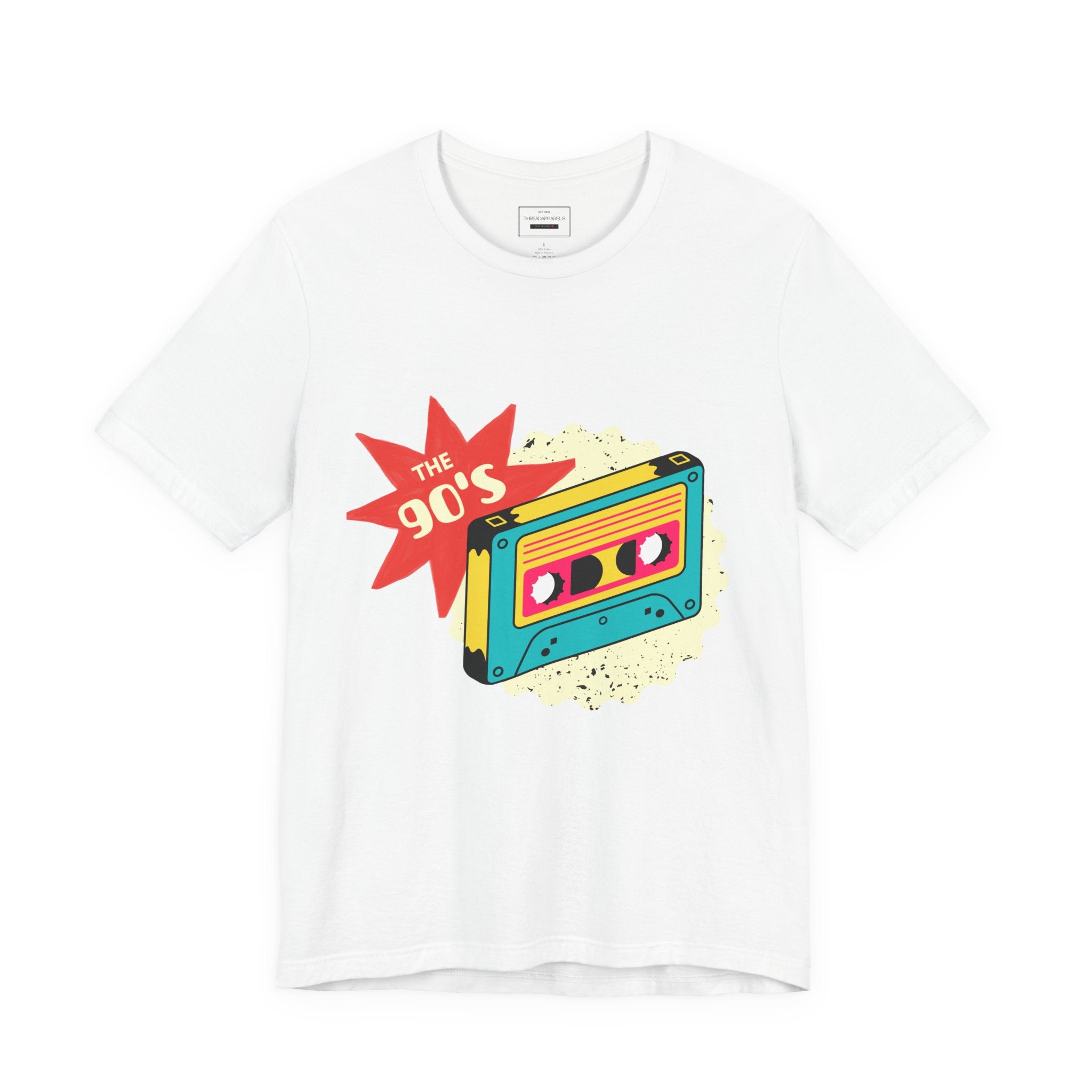 90s Cassette Tape Tee — Retro Vintage Mixtape T-Shirt