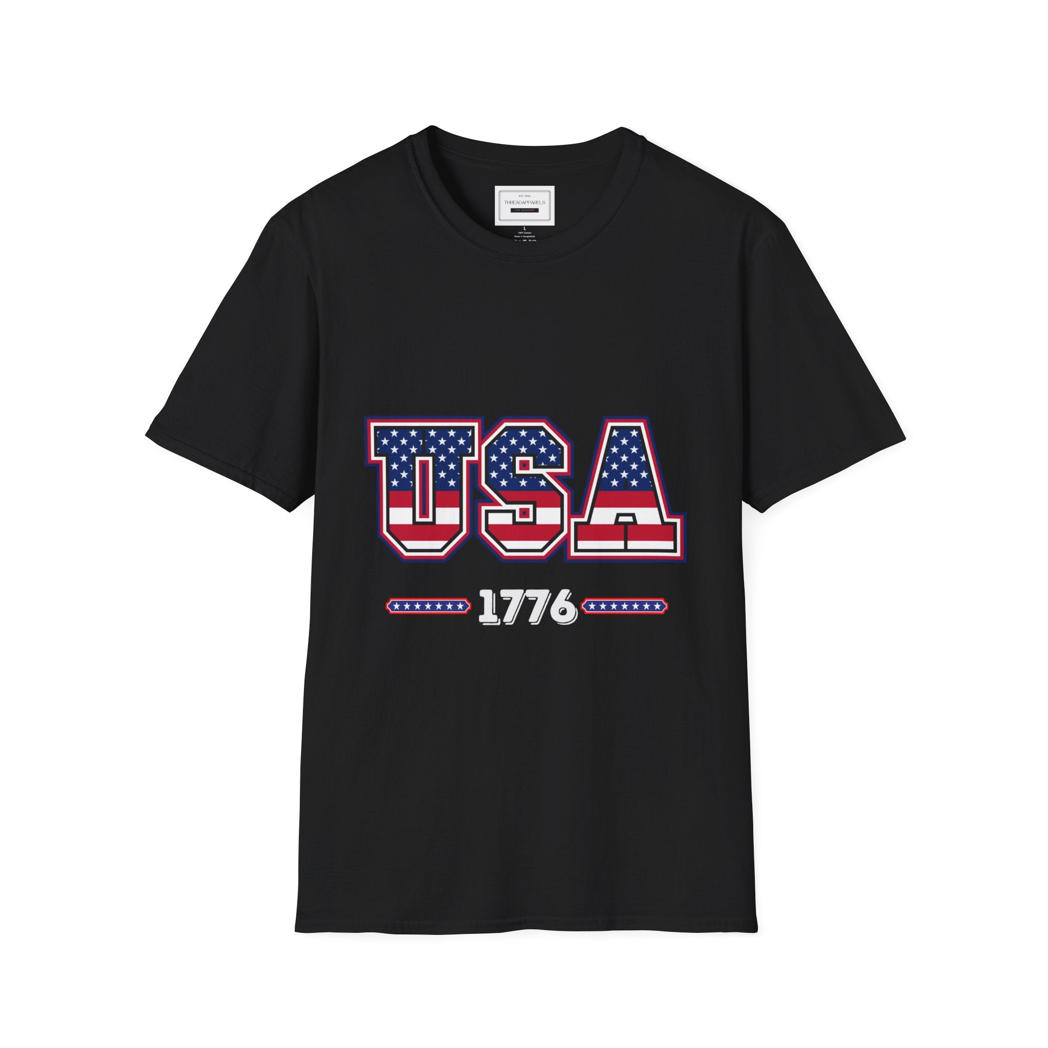 USA 1776 T-Shirt — Patriotic American Flag Tee for 4th of July