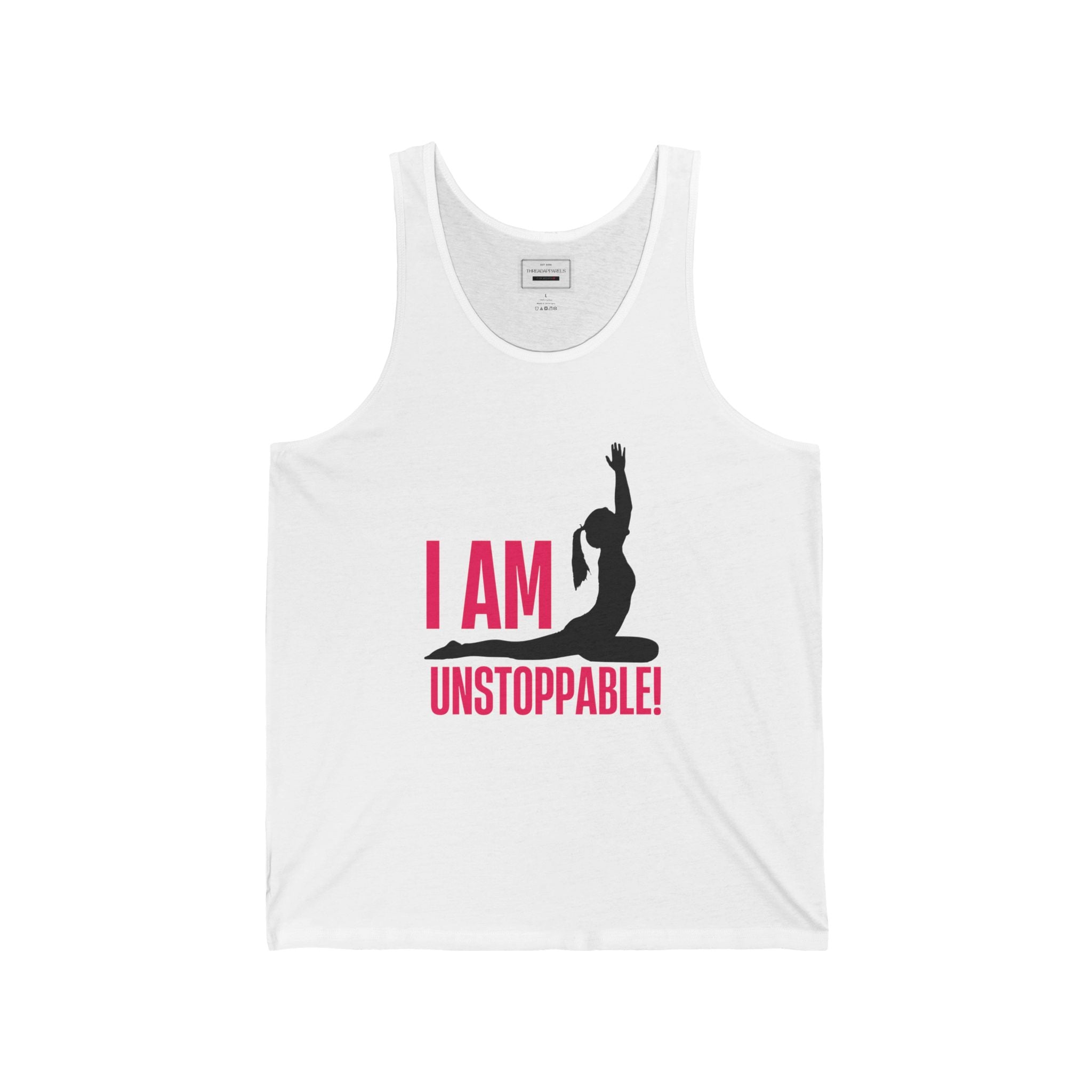 I Am Unstoppable Tank Top — Motivational Fitness Yoga Tank