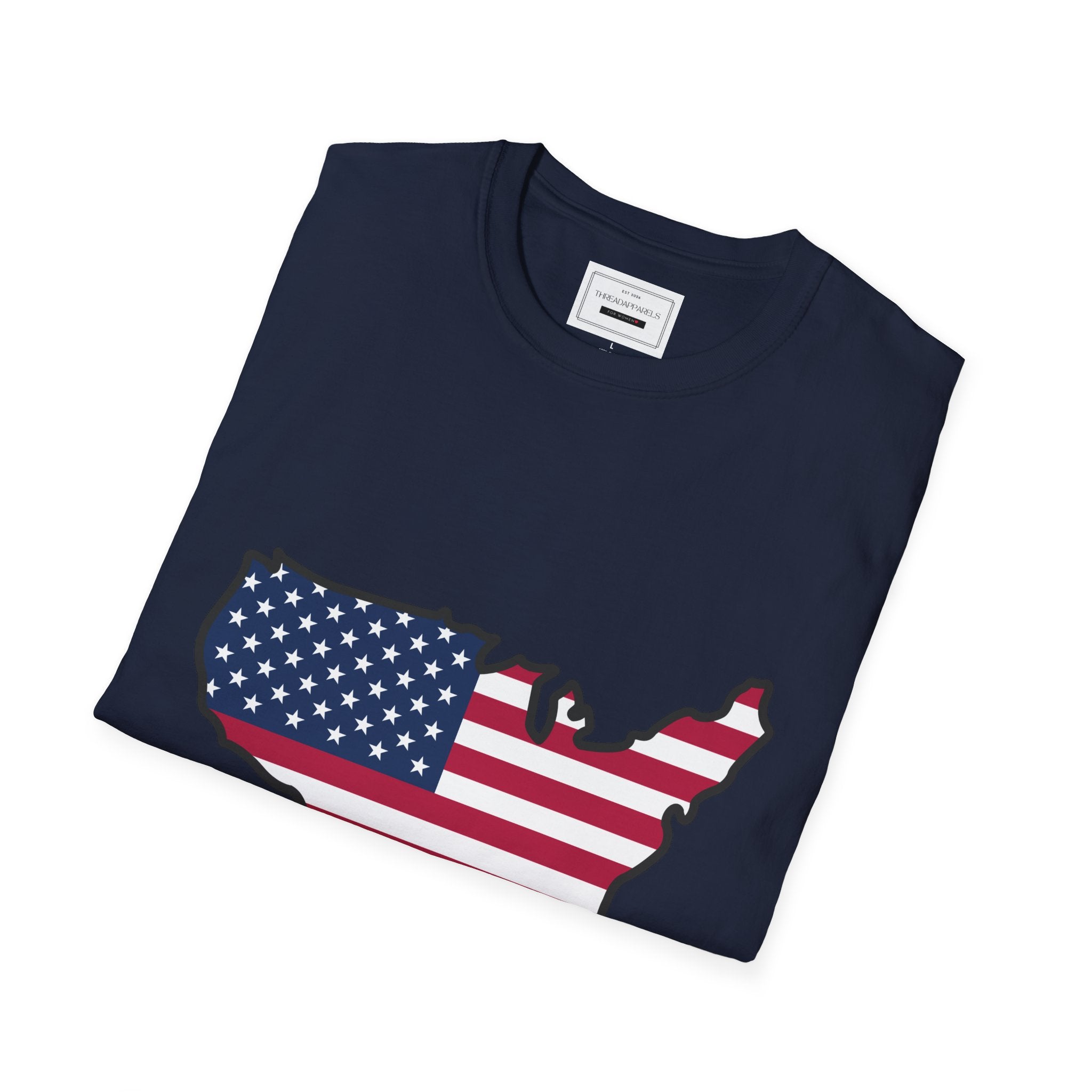 We The People USA Flag Map T-Shirt