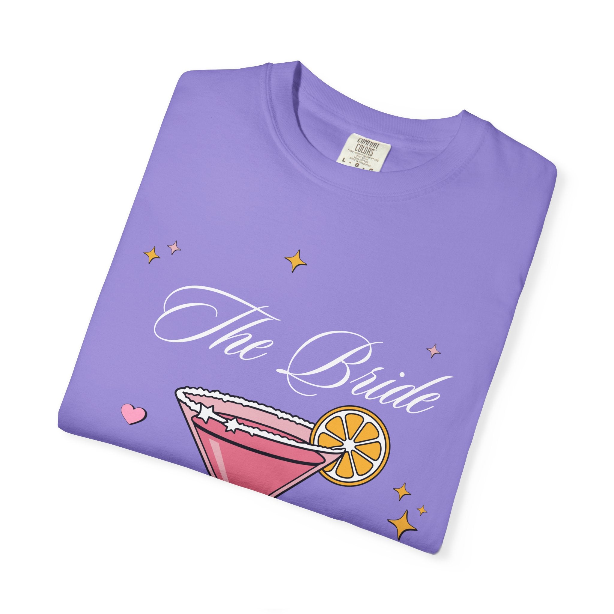 Bride T-Shirt — Pink Cocktail Bachelorette Tee