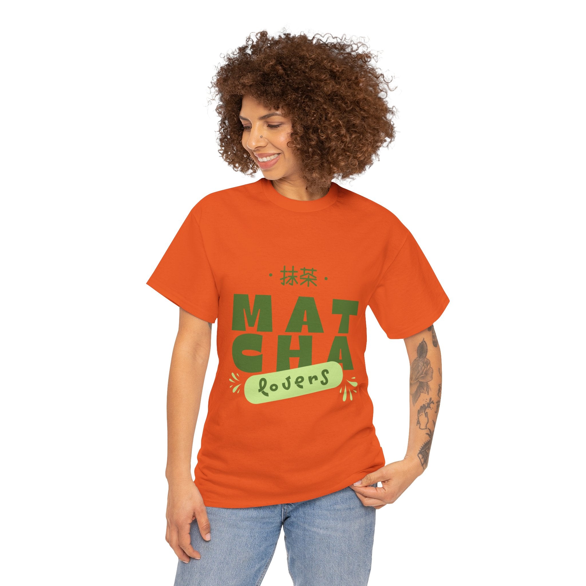 Matcha Lovers T-Shirt — Green Tea Aesthetic Tee (Matcha)