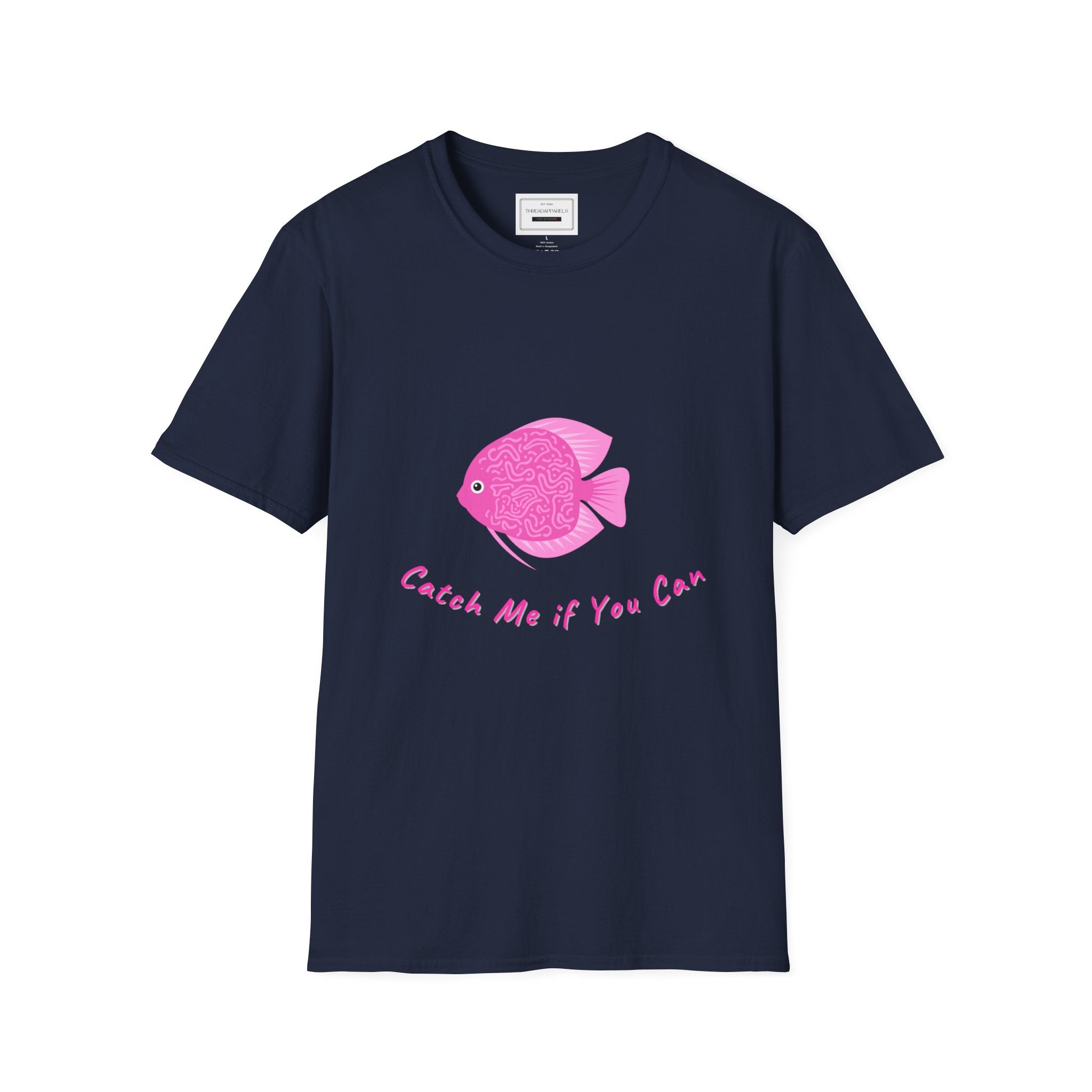 Catch Me If You Can Pink Fish T-Shirt