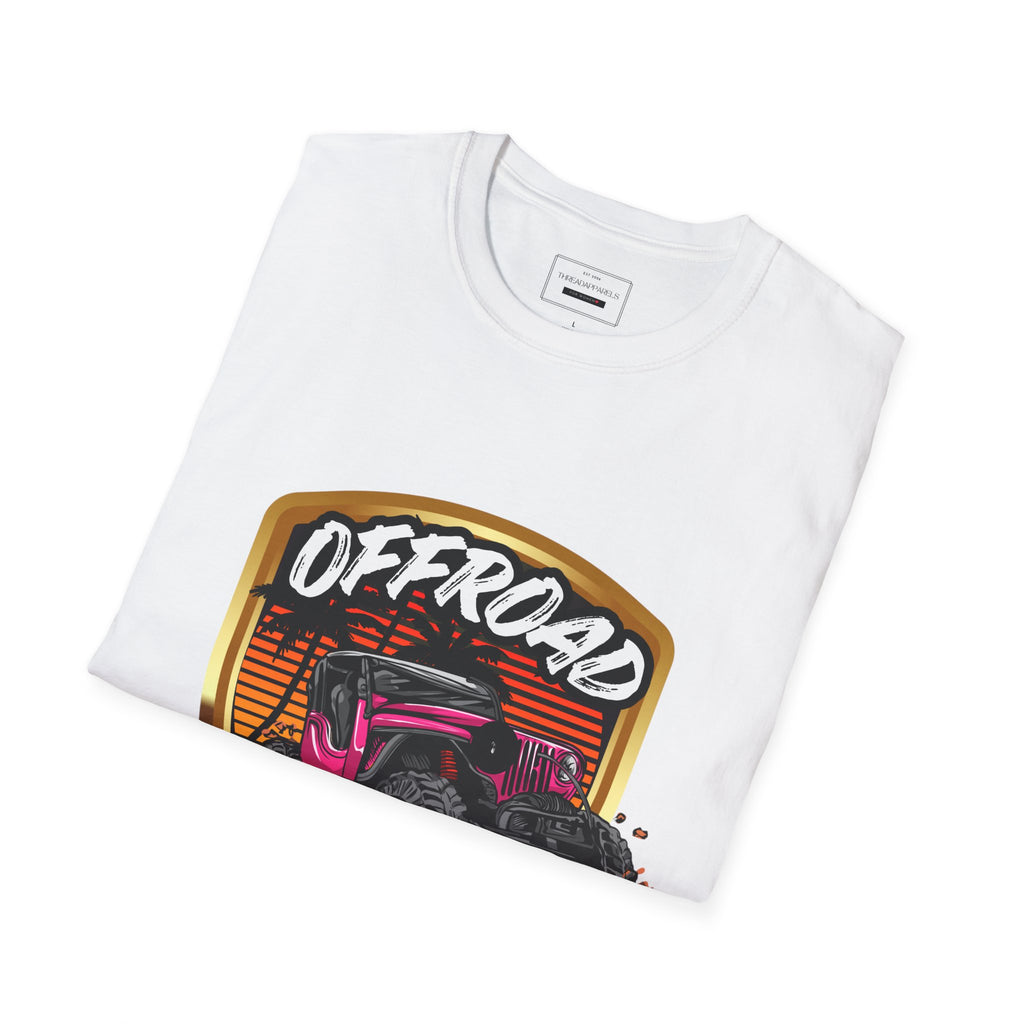 Offroad Adventure T-Shirt - Vintage Jeep Badge Graphic Tee