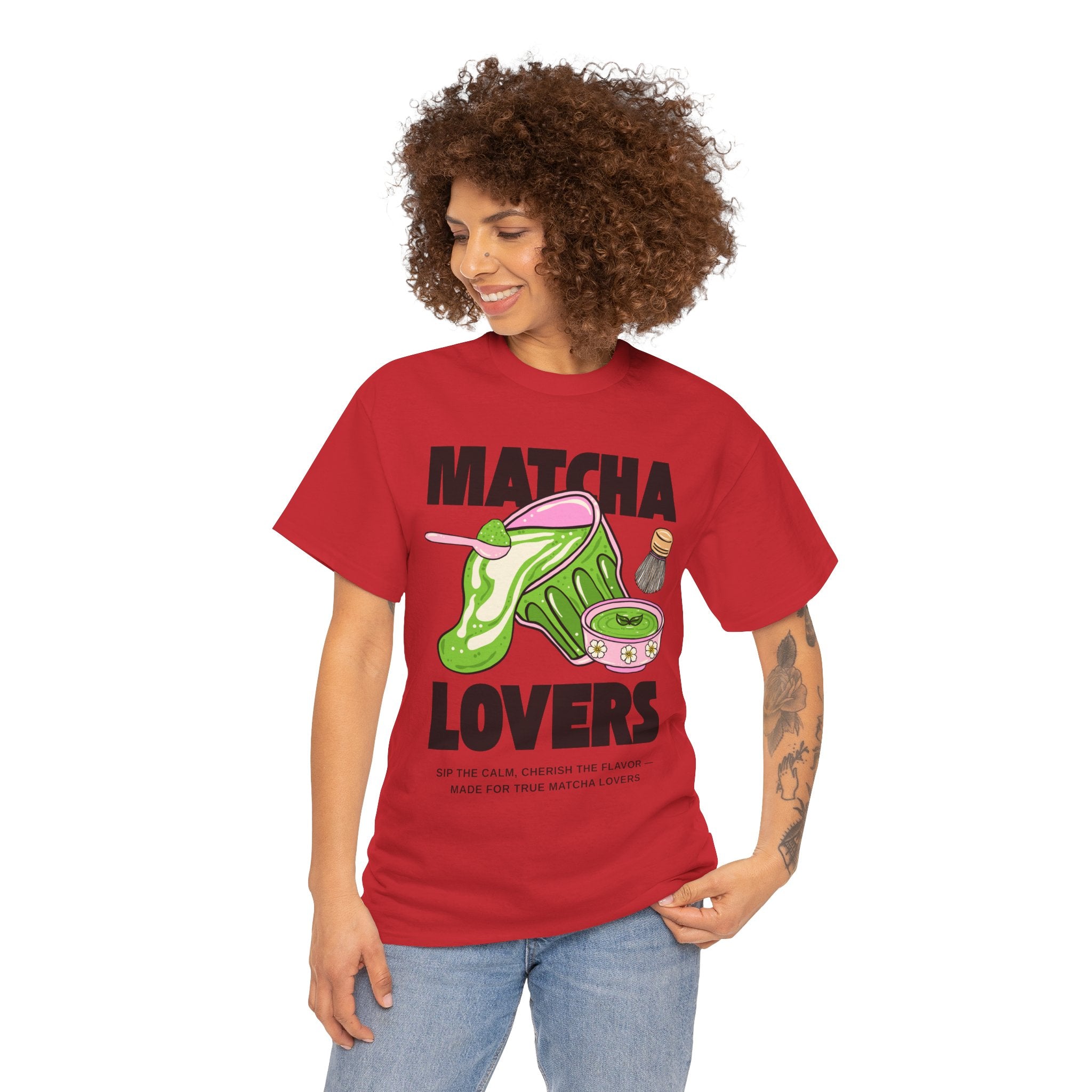 Matcha Lovers T-Shirt — Cute Matcha Tea Graphic Tee for Tea Enthusiasts