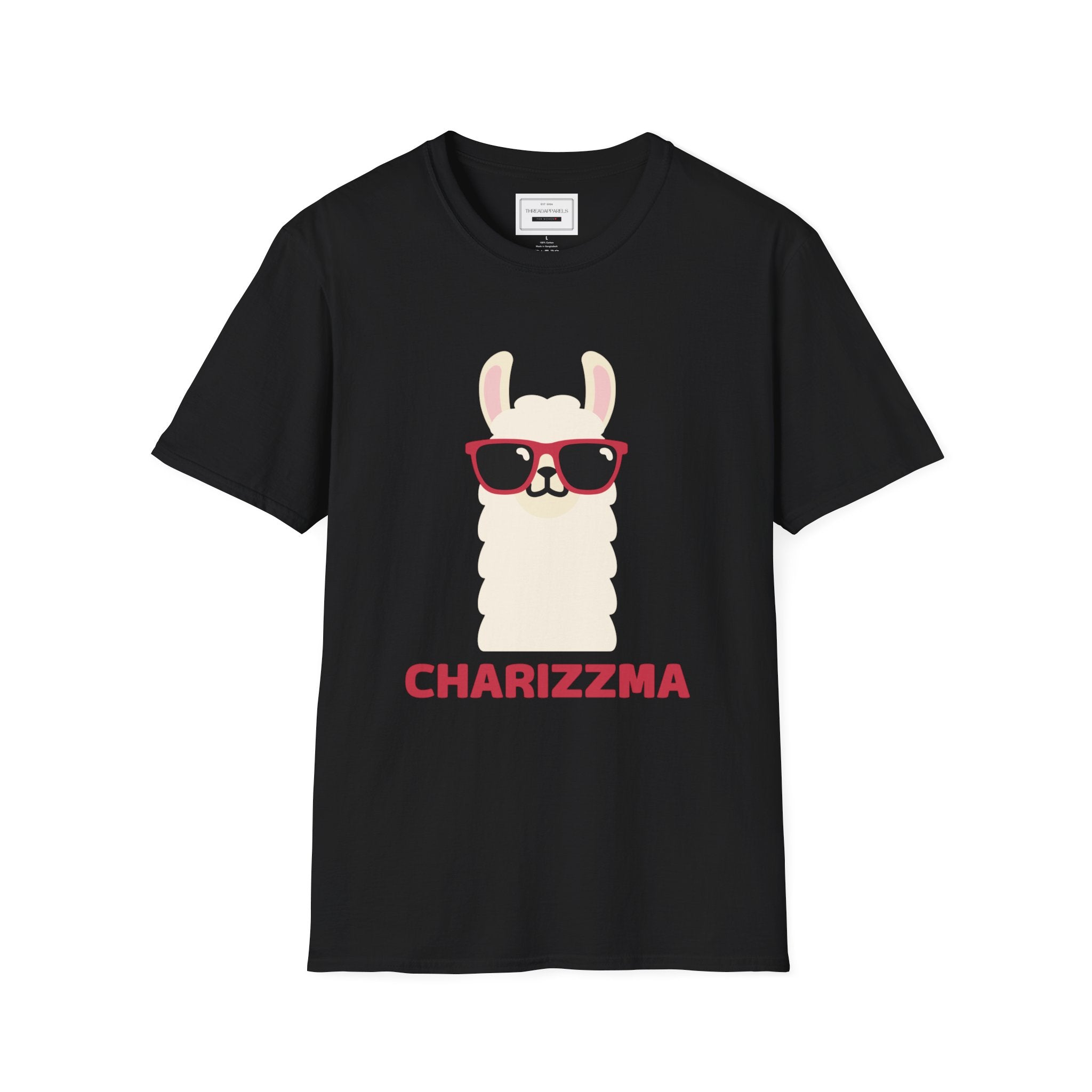 Charizzma Llama T-Shirt — Cute Sunglasses Graphic Tee