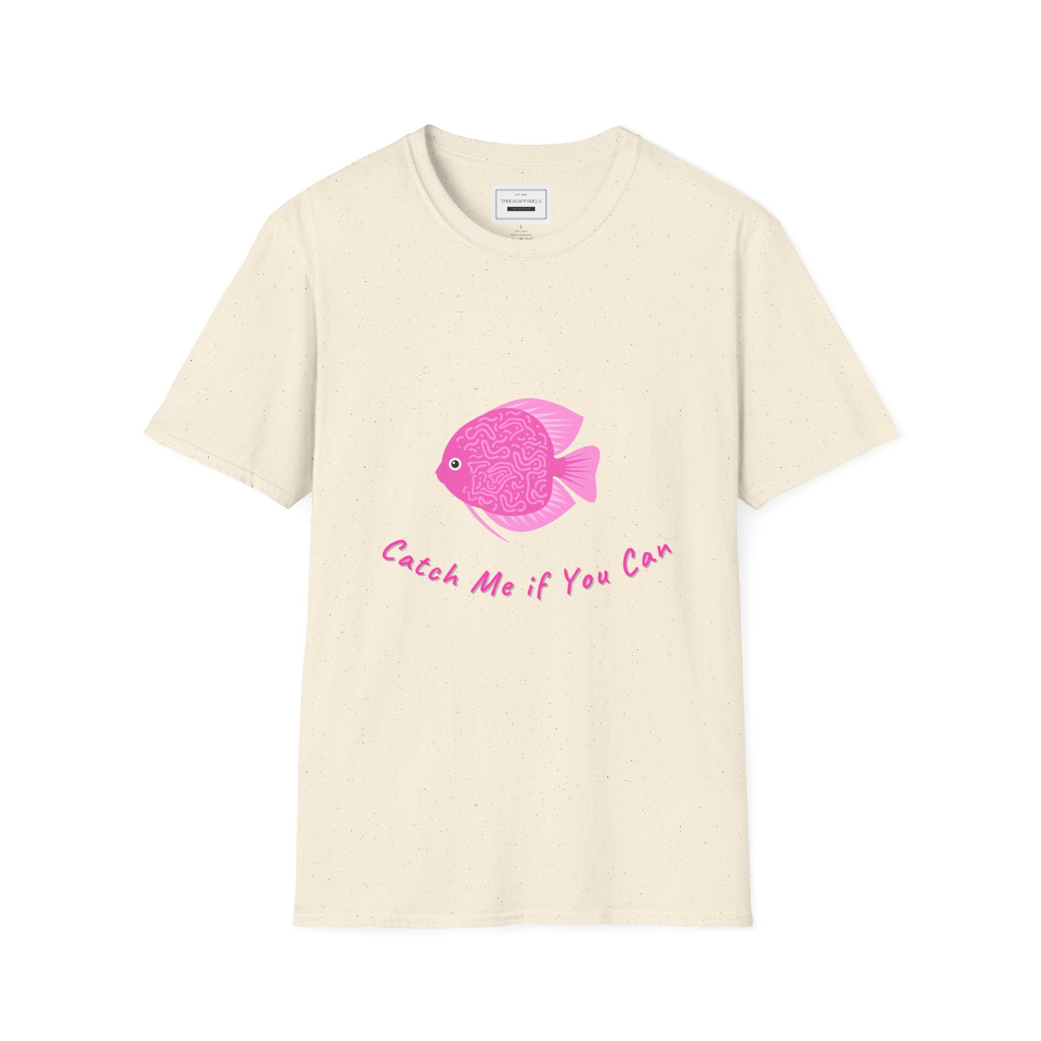 Catch Me If You Can Pink Fish T-Shirt